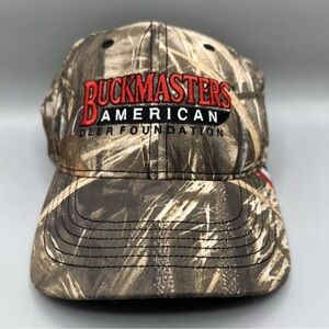 Buckmasters American Deer Foundation Woodland Camo Hunting Cap Hat
